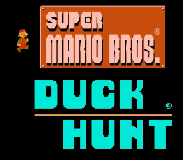 Super Mario Bros. + Duck Hunt (USA) screen shot title